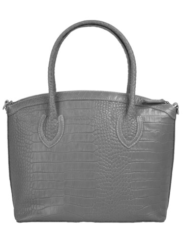 Cluty Handbag in Grey: front