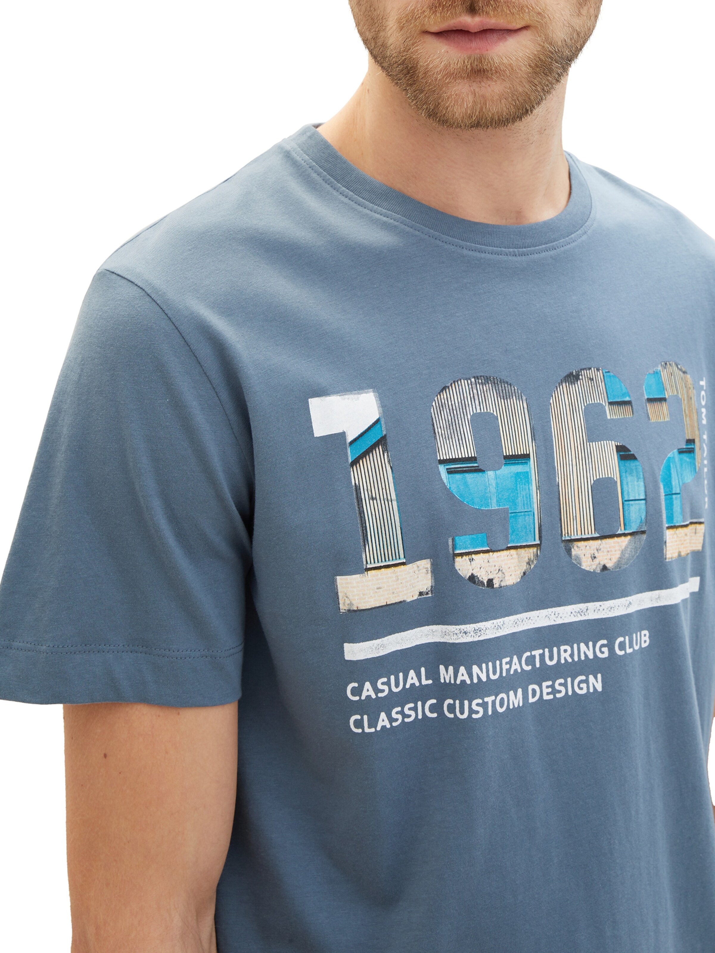 TOM TAILOR Shirt in Blue