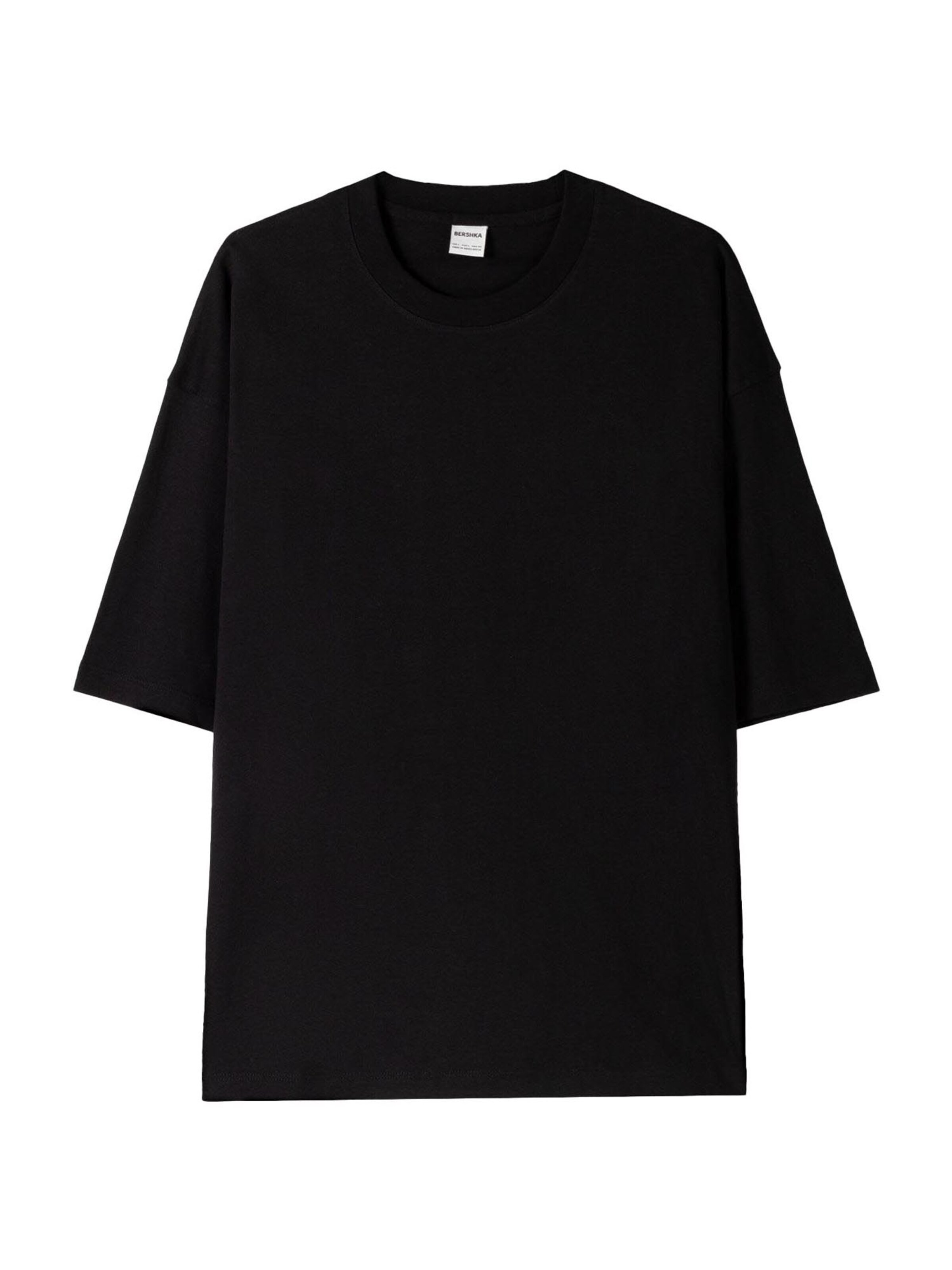 Bershka T-Shirt in Schwarz: Vorderseite
