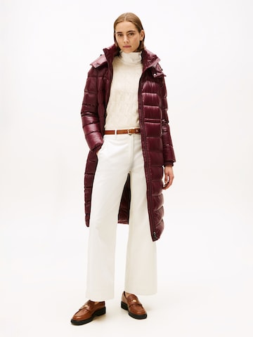 TOMMY HILFIGER Ανοιξιάτικο και φθινοπωρινό παλτό σε κόκκινο: μπροστά