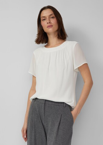 s.Oliver Blouse in Beige: voorkant