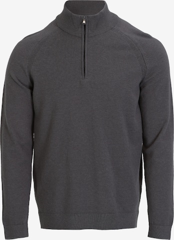 Pull-over Lufian en marron : devant