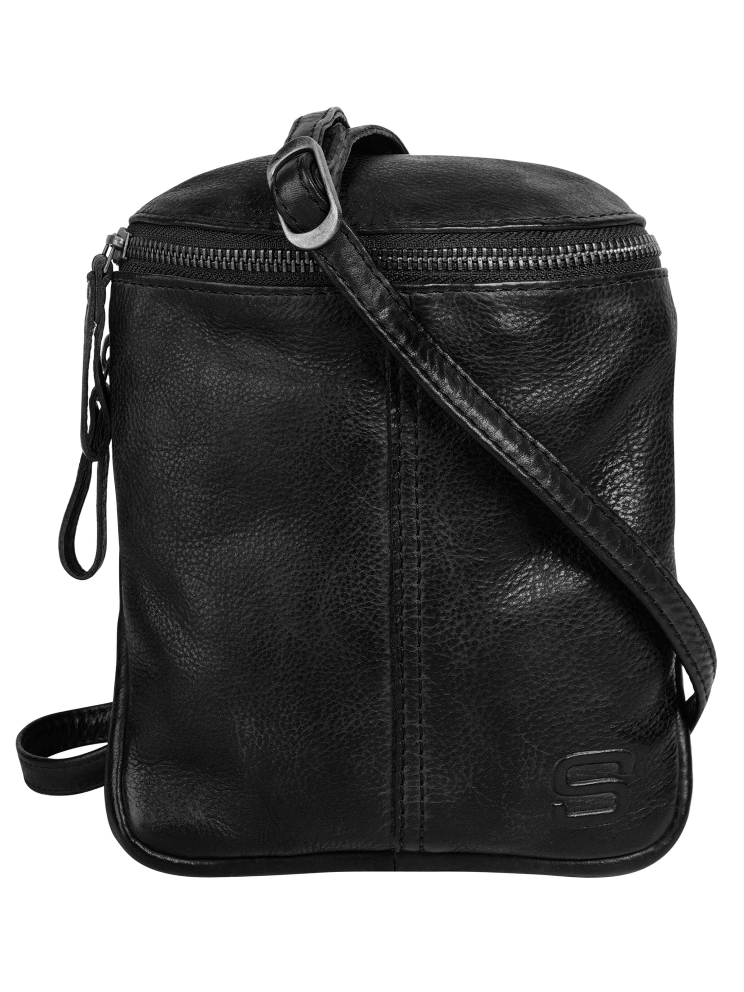 Spikes & Sparrow Crossbody Bag in Black: front