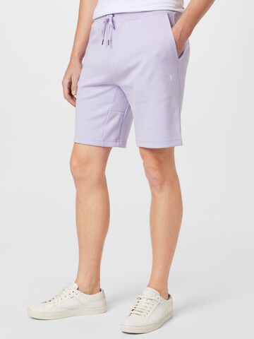 Polo Ralph Lauren Regular Broek in Lila: voorkant