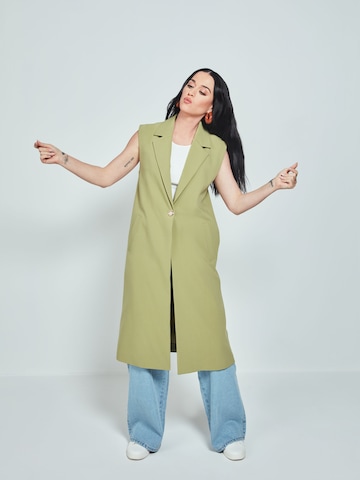 Katy Perry exclusive for ABOUT YOU Brezrokavnik 'Nicky' | zelena barva