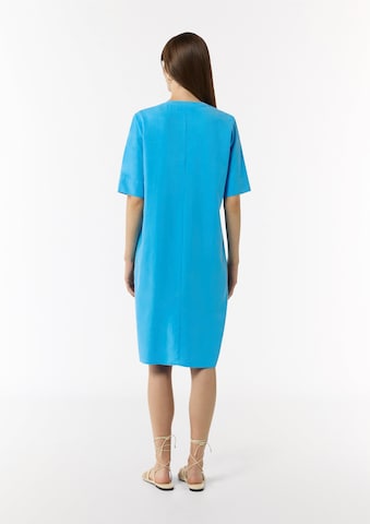 comma casual identity Jurk in Blauw