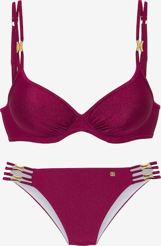 Bikini di JETTE in lilla: frontale