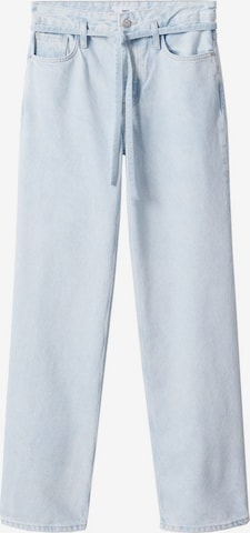 MANGO Wide leg Jeans 'Danish' in Blauw: voorkant