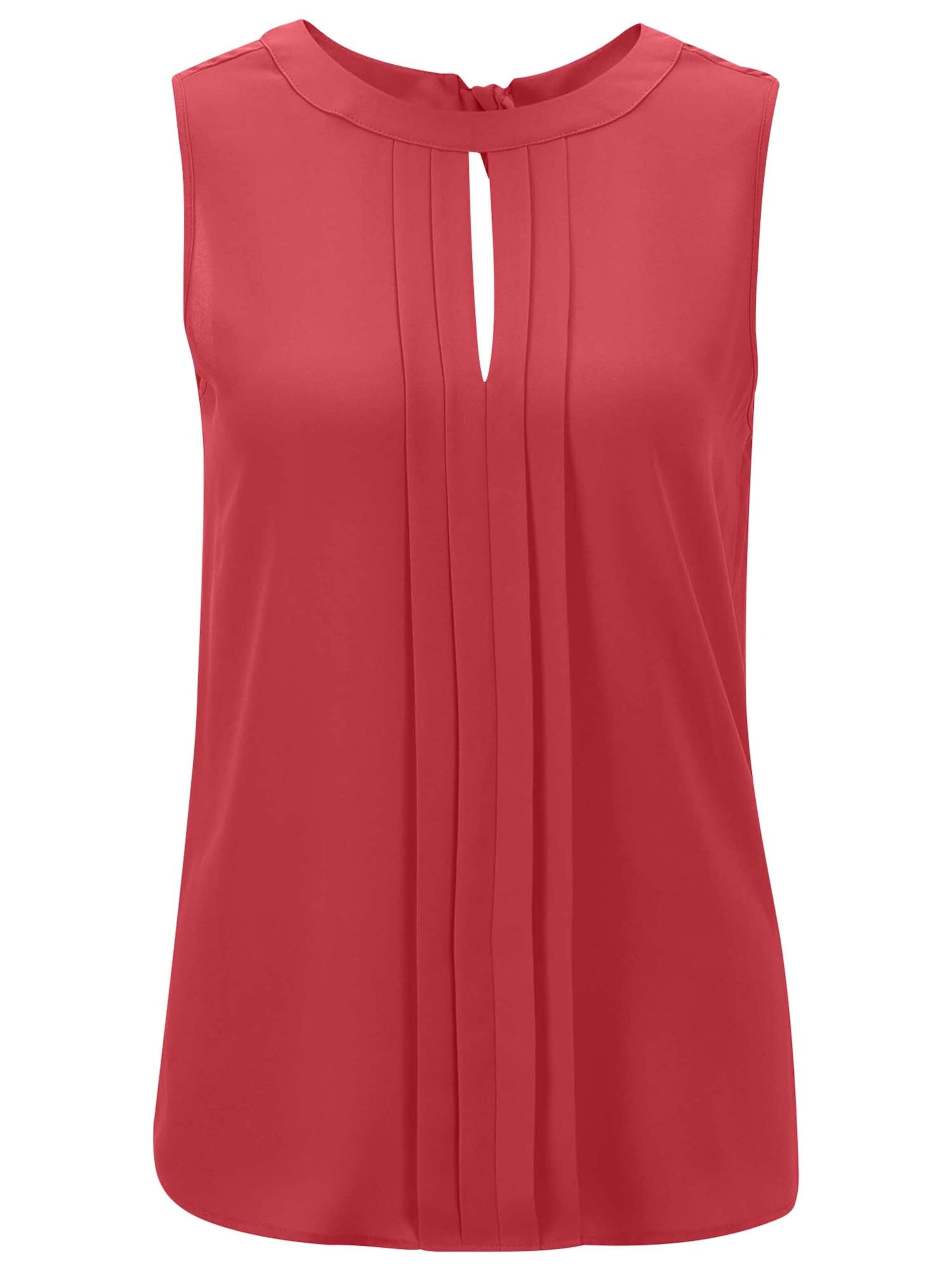 MADELEINE Chemisier en rouge cerise, Vue avec produit