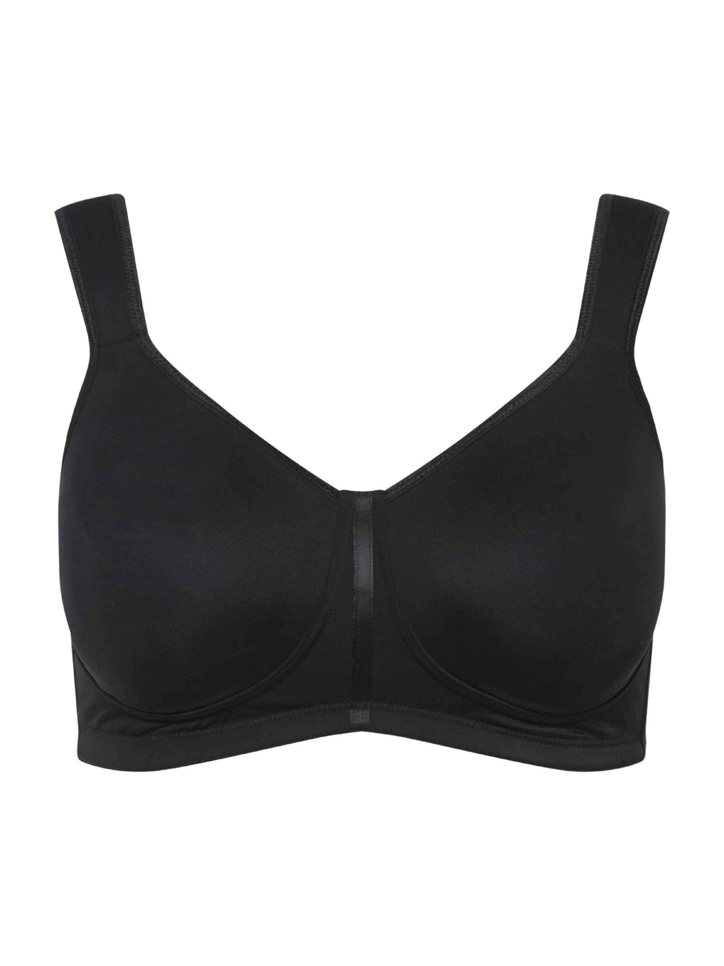 Minimizer Reggiseno di Ulla Popken in nero: frontale