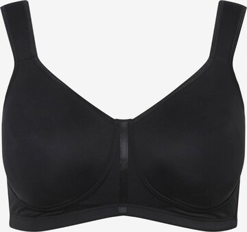 Minimiseur Soutien-gorge Ulla Popken en noir : devant