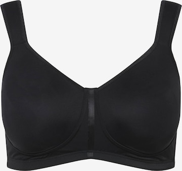 Ulla Popken Minimizer BH in Schwarz: predná strana