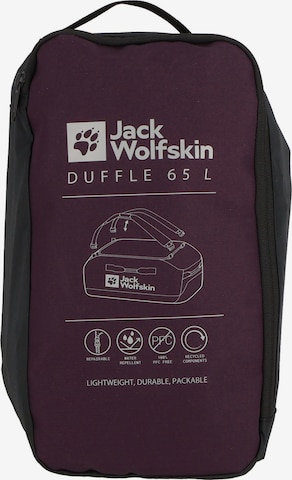 Sac de voyage JACK WOLFSKIN en violet : devant
