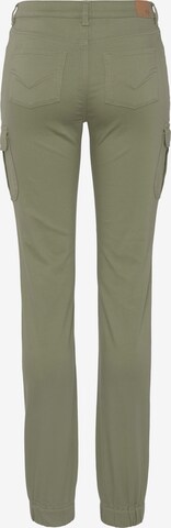 H.I.S Slimfit Cargohose in Grün