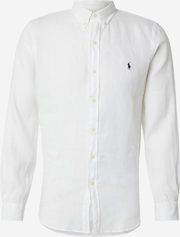 Polo Ralph LaurenSlim Fit Košulja - bijela boja: prednji dio