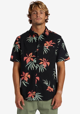 QUIKSILVER Regular fit Button Up Shirt in Black: front