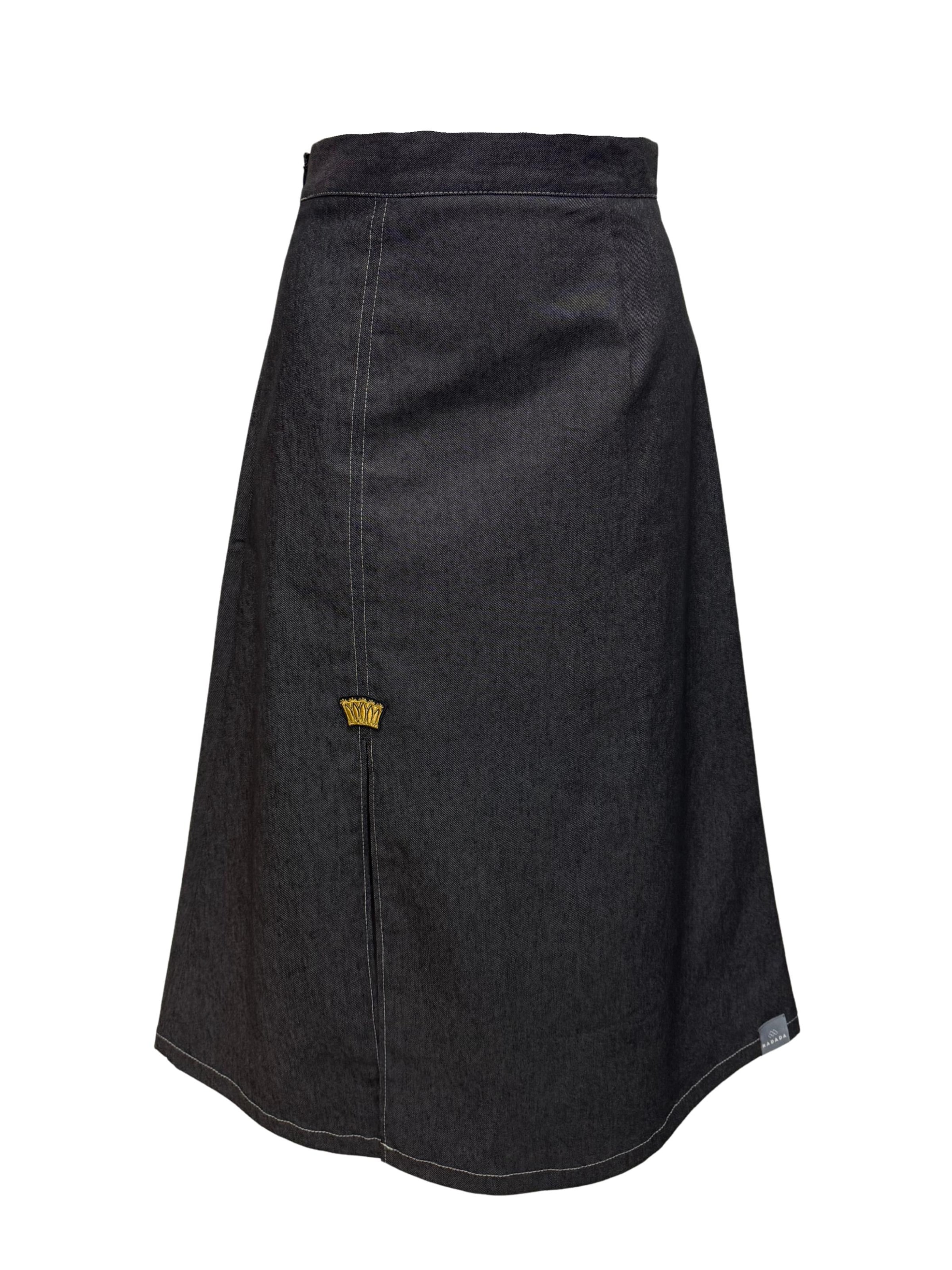 Jupe 'Royal Charm' RADADA en noir : devant