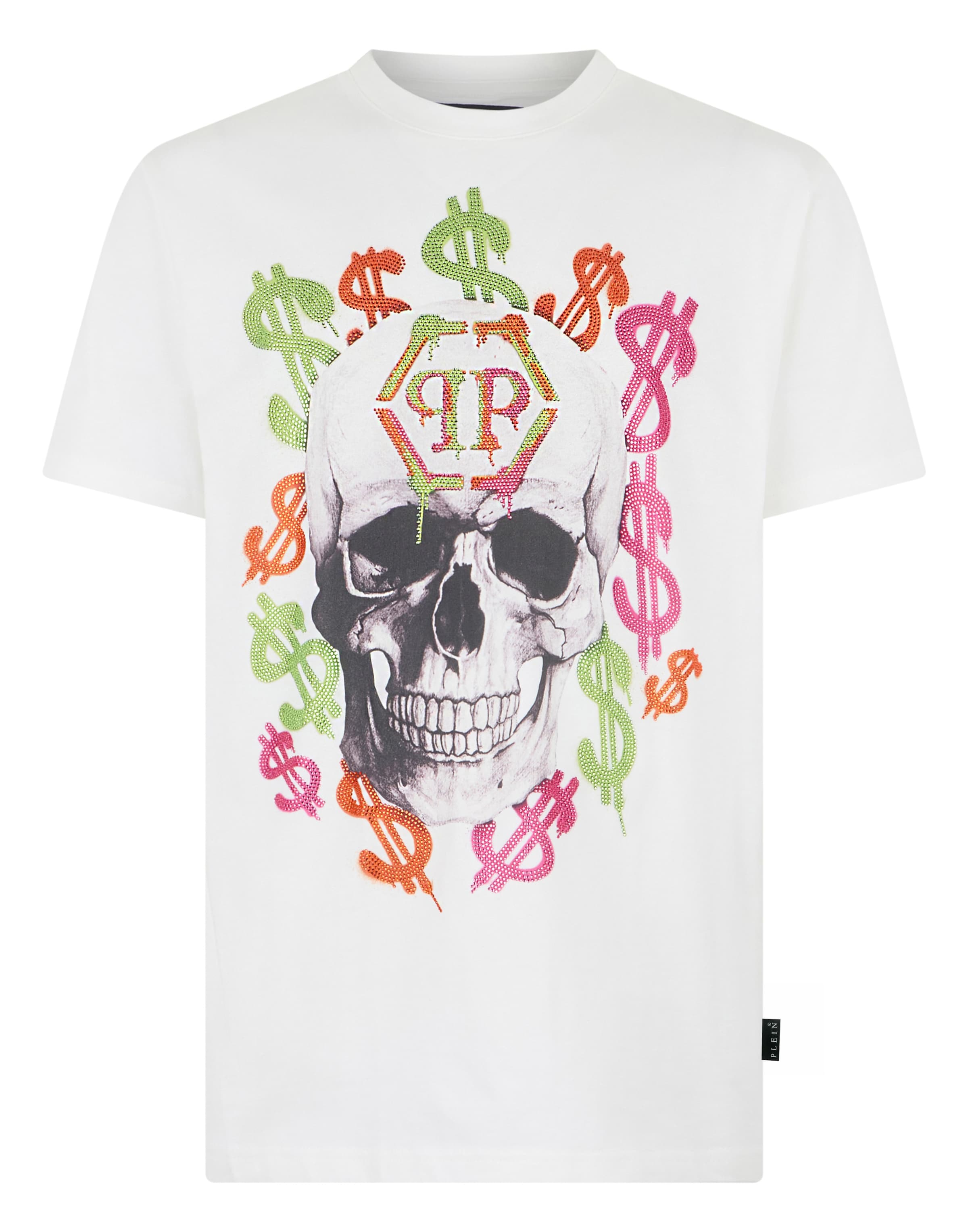 Maglietta di Philipp Plein in bianco: frontale