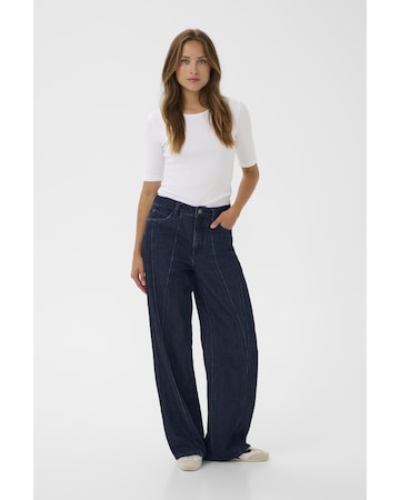 Kaffe Wide leg Jeans in Blue