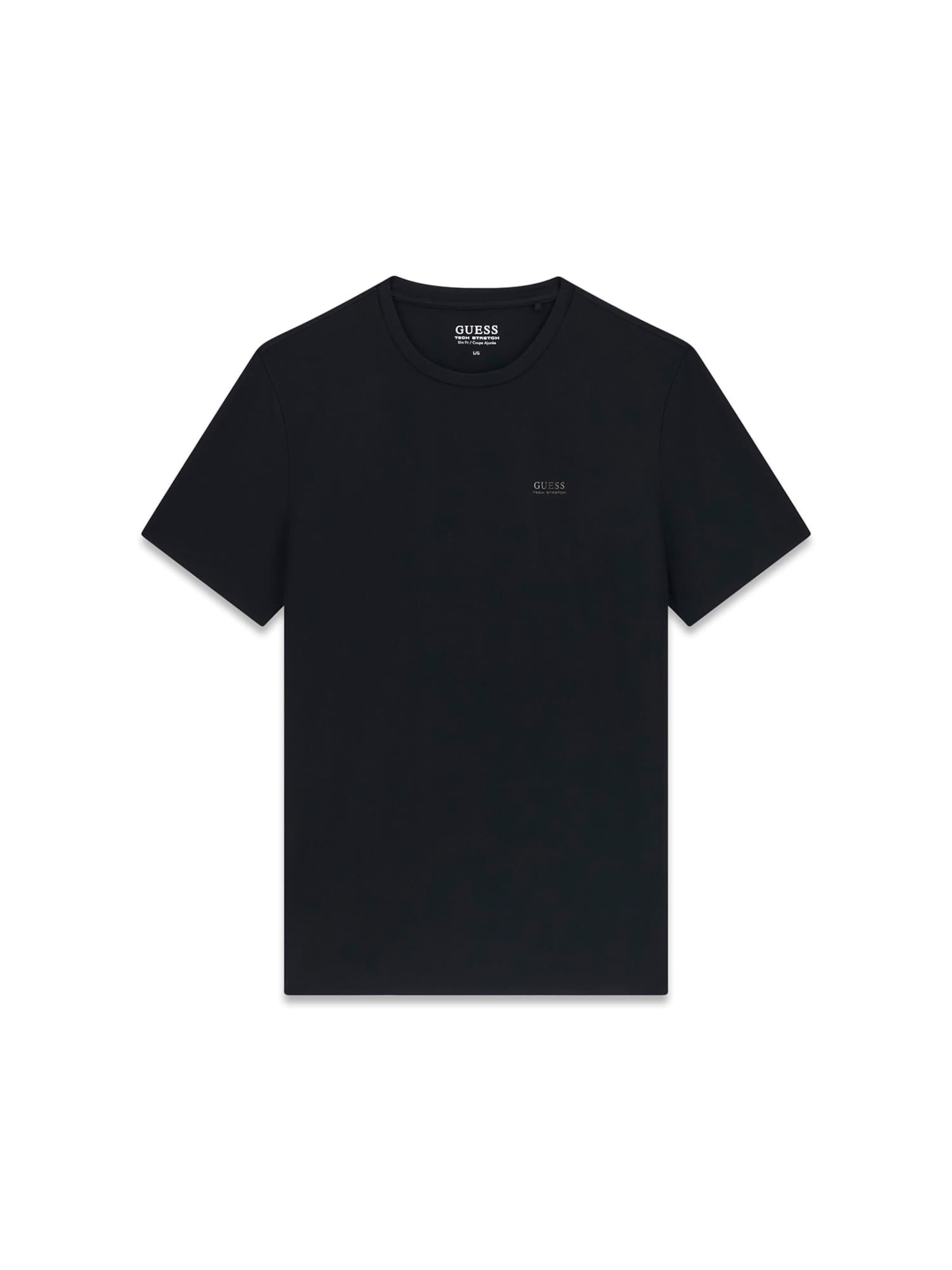 GUESS Тениска в черно: отпред