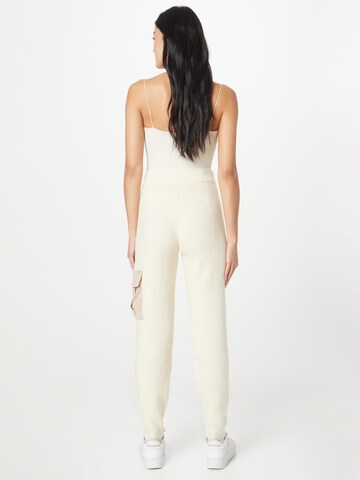 PIECES Tapered Pants 'NAURA' in Beige