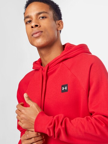 UNDER ARMOUR Regular Fit Sportsweatshirt 'Rival' in Rot