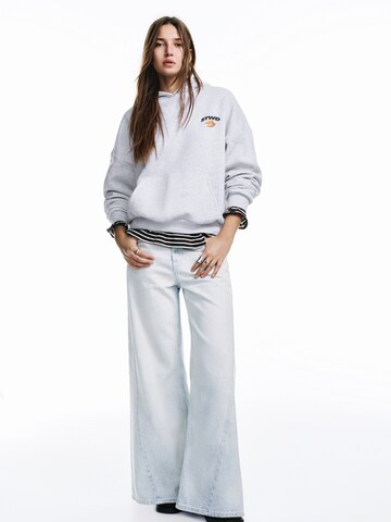 Felpa 'STWD GALLETA' di Pull&Bear in grigio