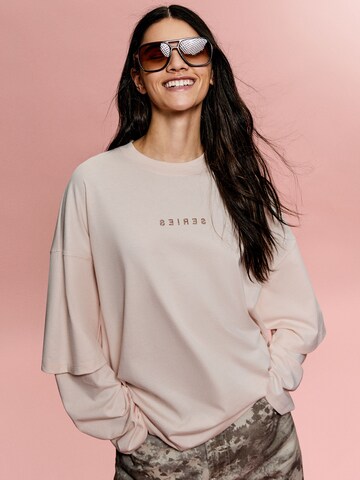 Bershka Majica | roza barva