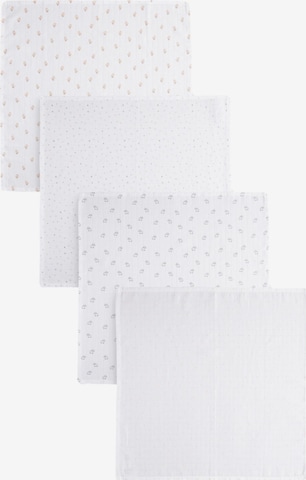 Next Shawl in White: front