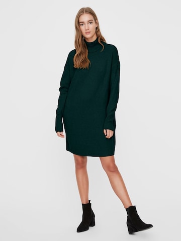 VERO MODA Knitted dress 'Brilliant' in Green