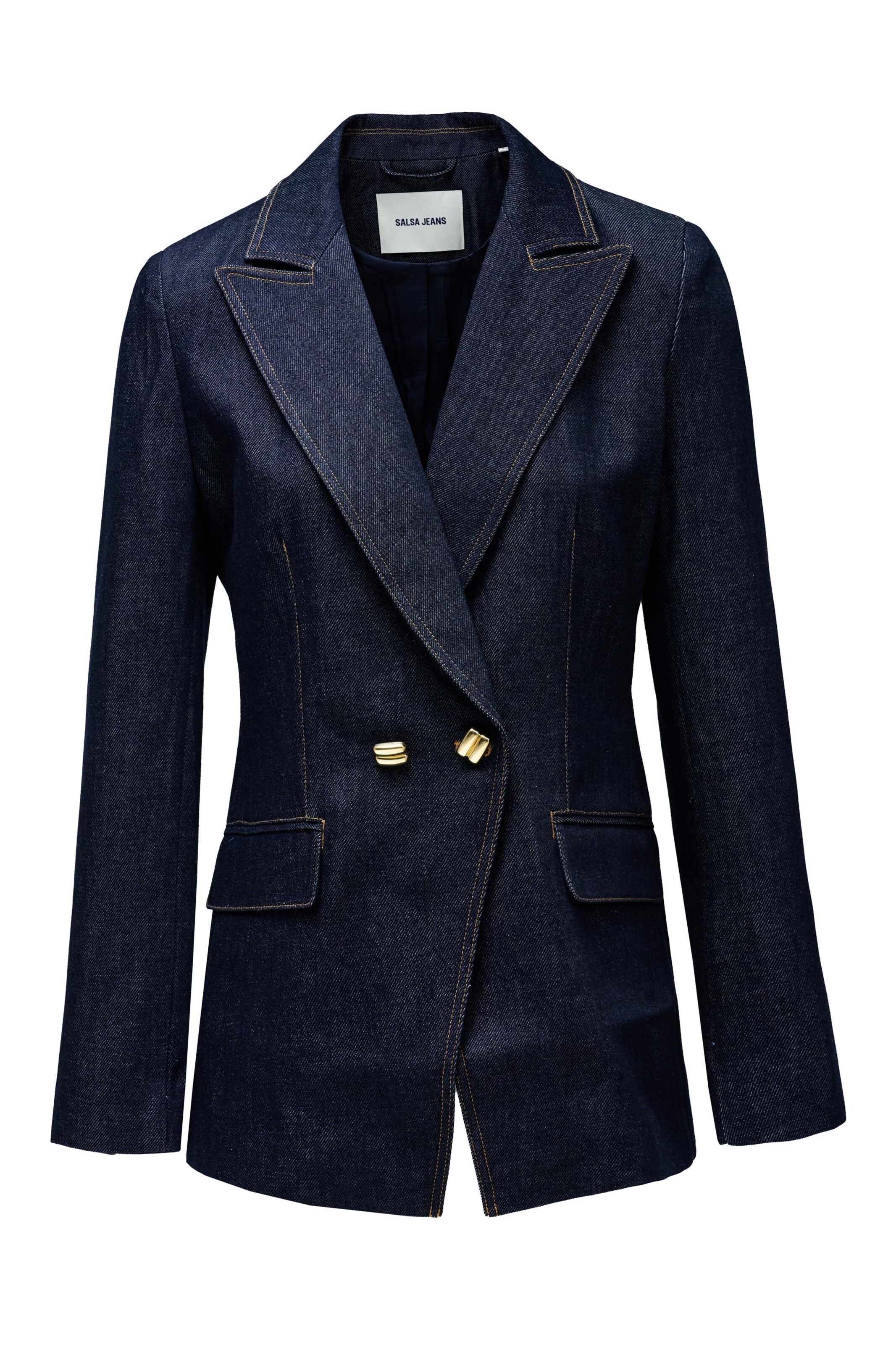 Salsa Jeans Blazers in Blauw: voorkant