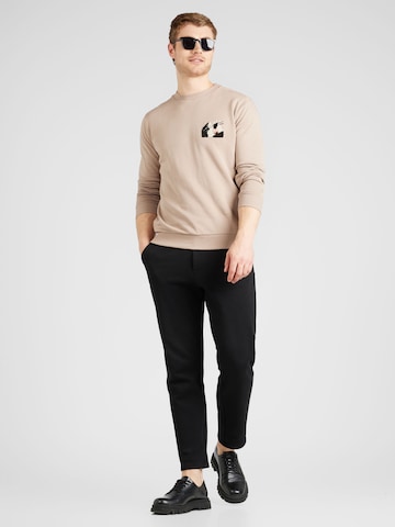 WESTMARK LONDON - Sweatshirt 'Destination Alps' em bege