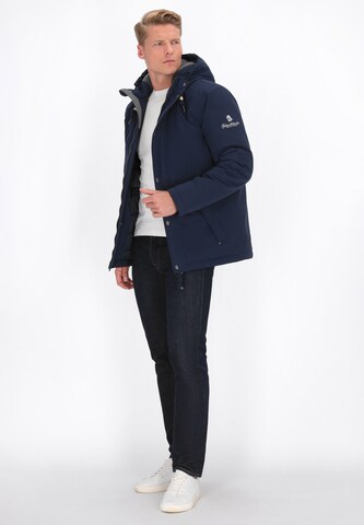 Veste fonctionnelle 'Anorak' Schmuddelwedda en bleu