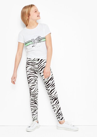 s.Oliver Leggings in schwarz / weiß | ABOUT YOU