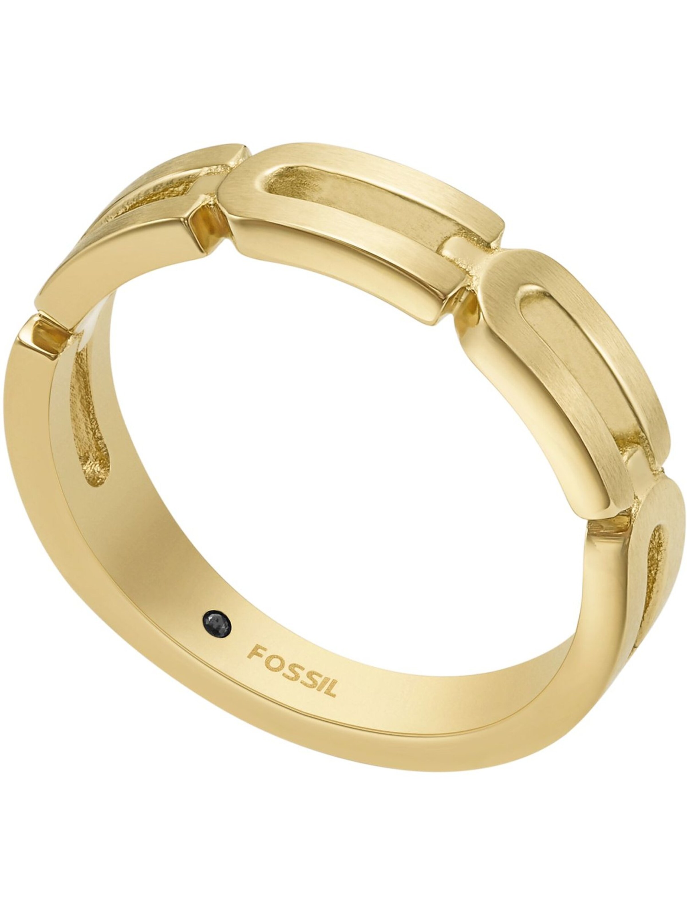 FOSSIL Ring in Gold: front
