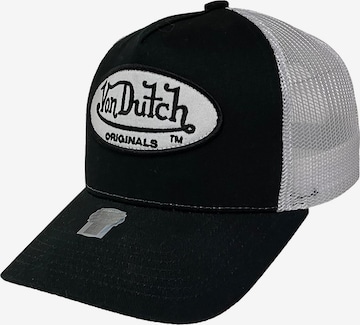 Von Dutch Cap 'Boston' in Schwarz: Vorderseite