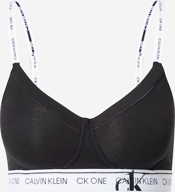 Calvin Klein Underwear - Soutien Bustier Soutien em preto: frente