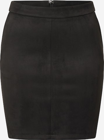 VILA Spódnica w kolorze czarny: przód