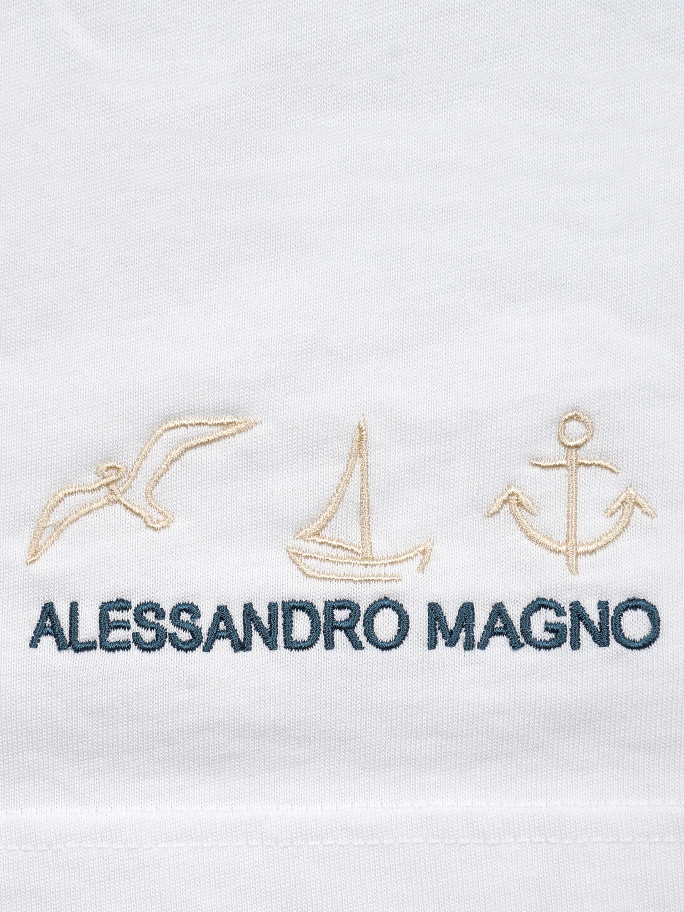 Alessandro Magno Shirt 'Chapter 8' in White