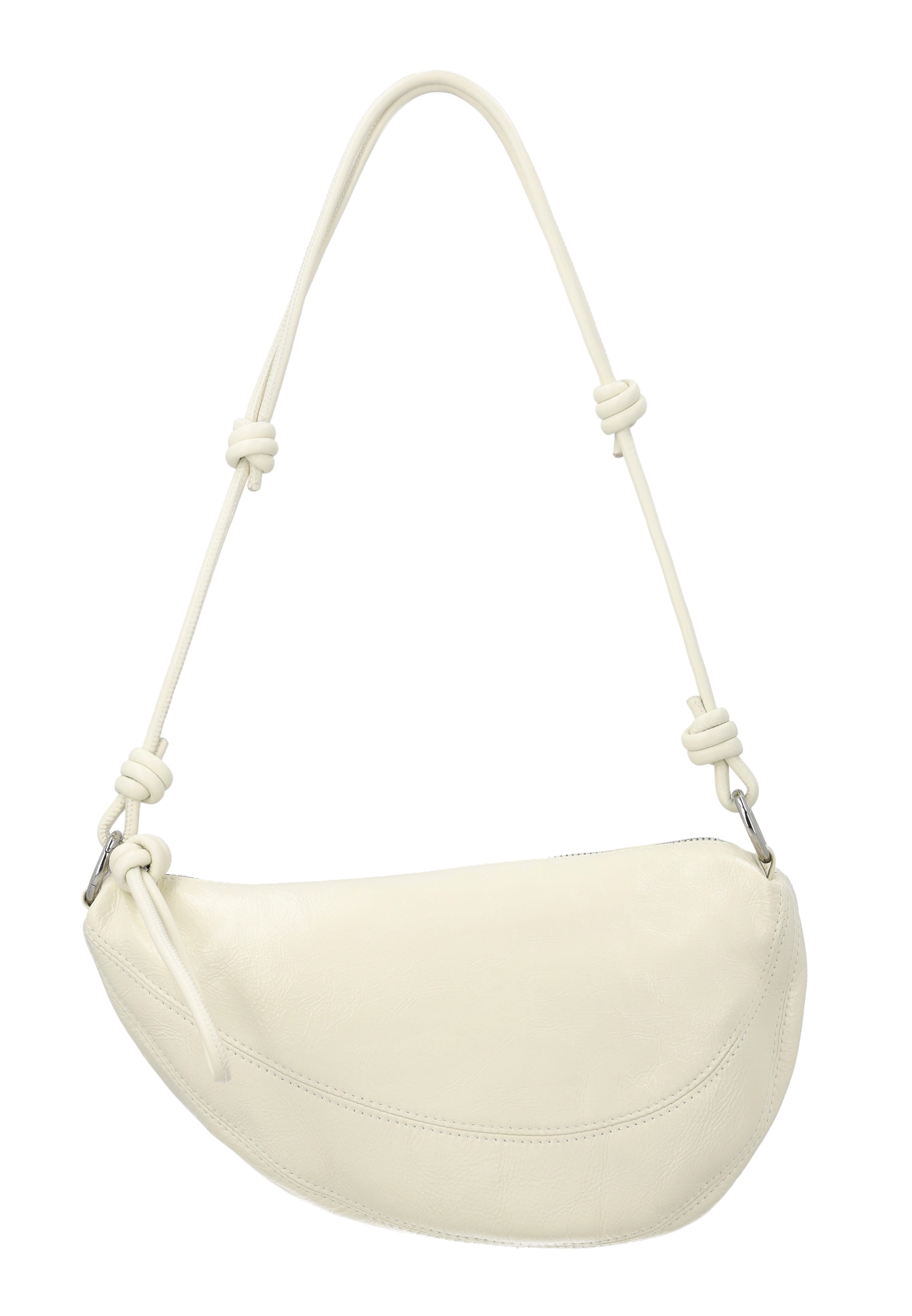 faina - Bolso de hombro en blanco: frente