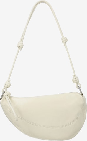 faina - Bolso de hombro en blanco: frente