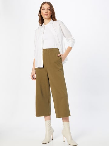 BOSS Wide leg Broek 'Enatea' in Groen