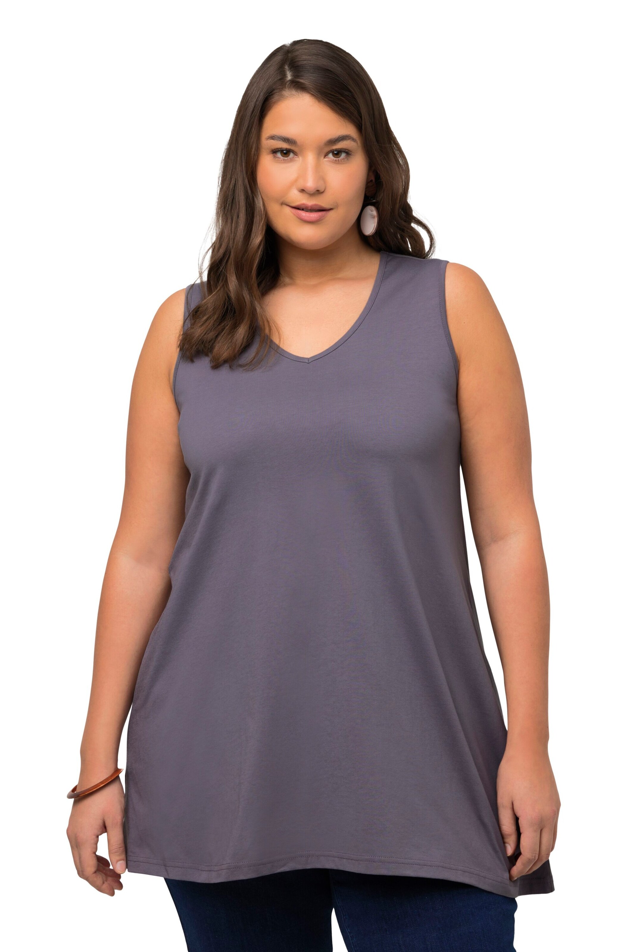 Ulla Popken Top in Lila: Vorderseite