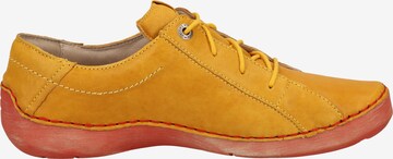 JOSEF SEIBEL Lace-Up Shoes 'Fergey 73' in Yellow