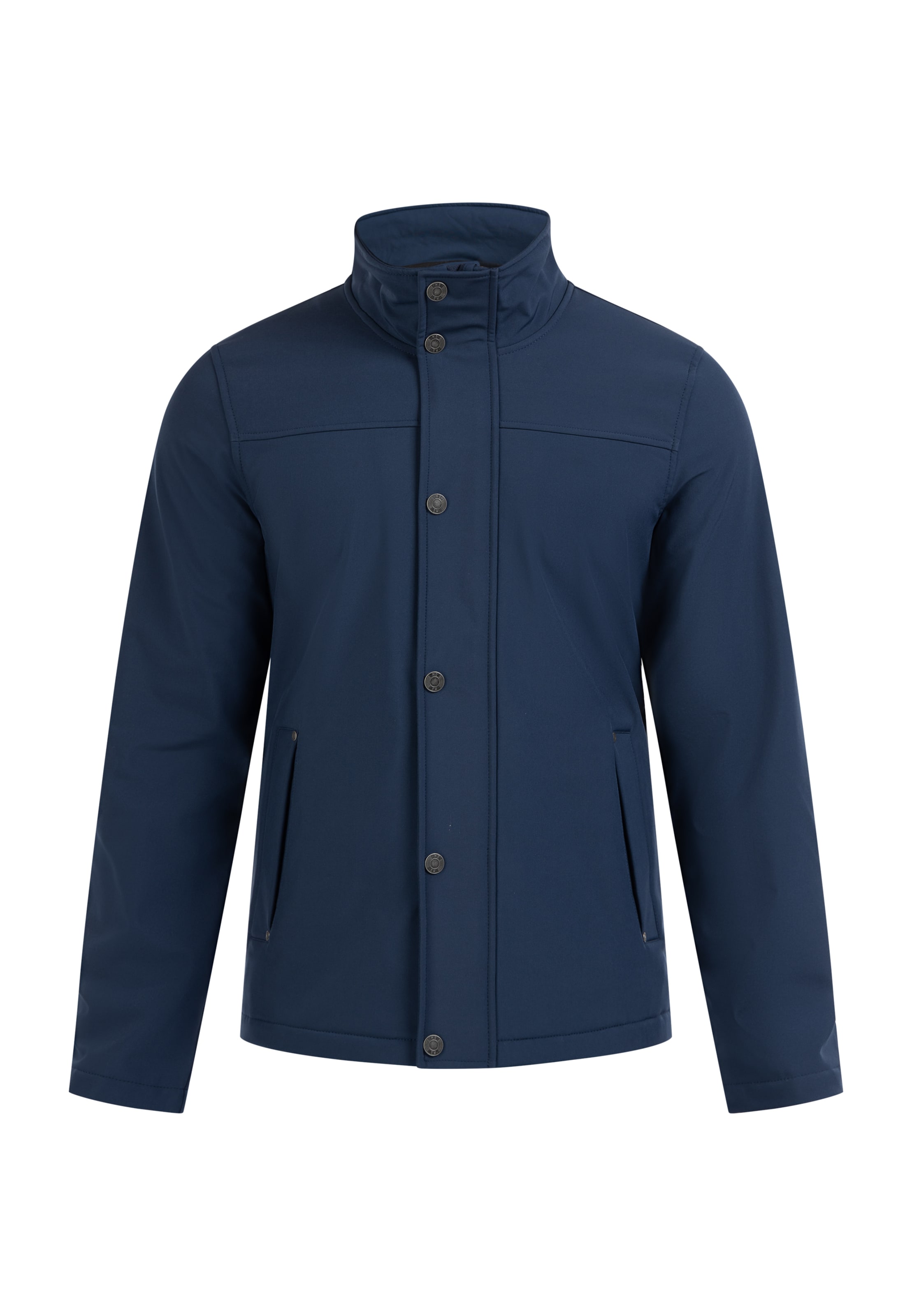 MO Λειτουργικό μπουφάν σε μπλε: μπροστά