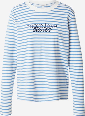 T-shirt s.Oliver en bleu : devant