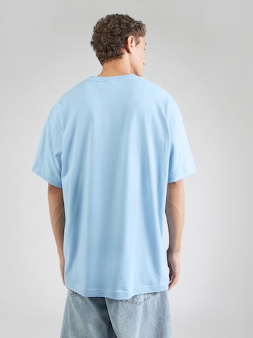 Tricou 'Trefoil Essentials' de la ADIDAS ORIGINALS pe albastru: spate