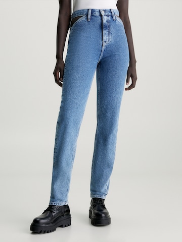 Calvin Klein JeansSlimfit Traperice 'AUTHENTIC' - plava boja: prednji dio