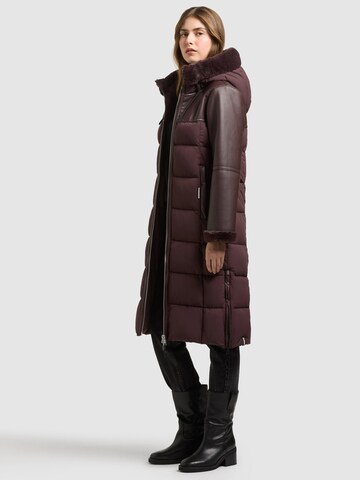 khujo Wintermantel 'Miryam' in Rood