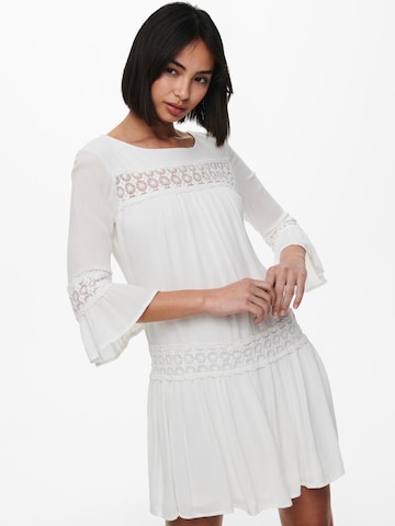 Robe 'Tyra' ONLY en blanc